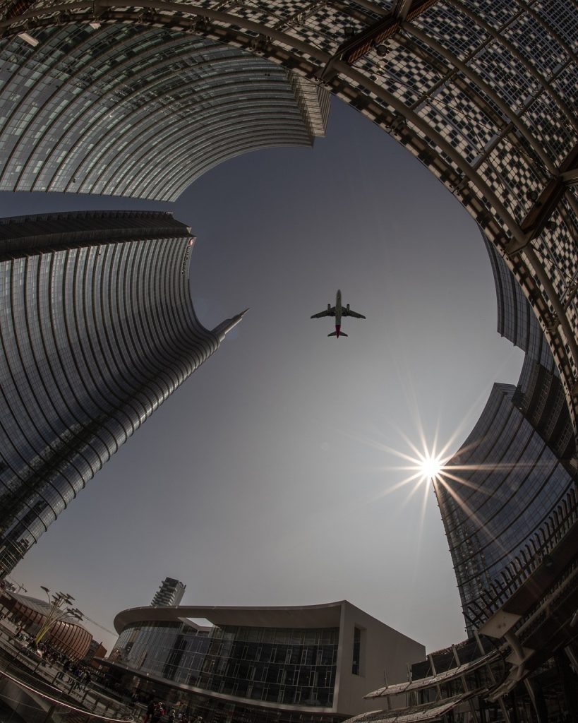 plane, city, architecture, sky, airplane, flight, travel, sun, urban, buildings, tourism, outdoors, transportation, cityscape, skyline, tower, skyscrapers, nature, lookup, aircraft, plane, plane, plane, plane, airplane, airplane, airplane, airplane, airplane, travel, aircraft