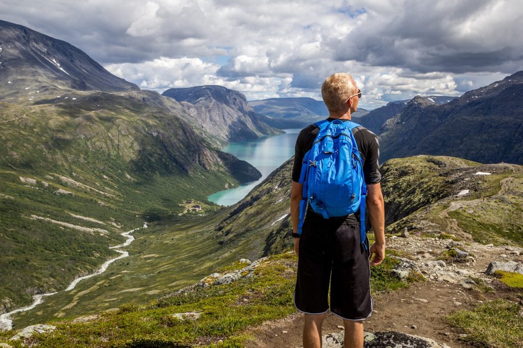 norge, fjellet, himmel