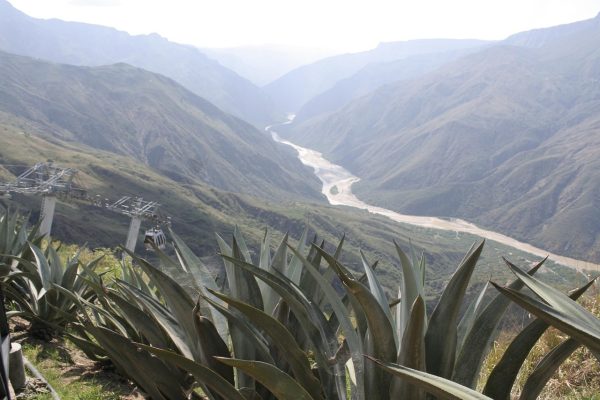 mountains, valley, river, nature, colombia, chicamocha